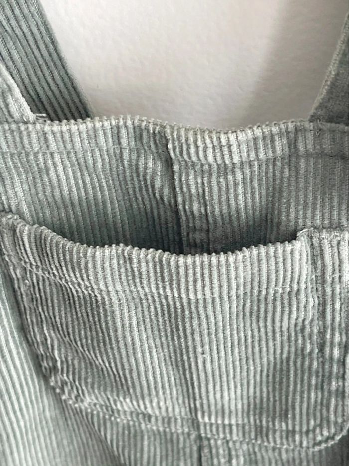Salopette en velours côtelé vert bout’chou de Monoprix pour bébé fille taille 6 mois - photo numéro 5