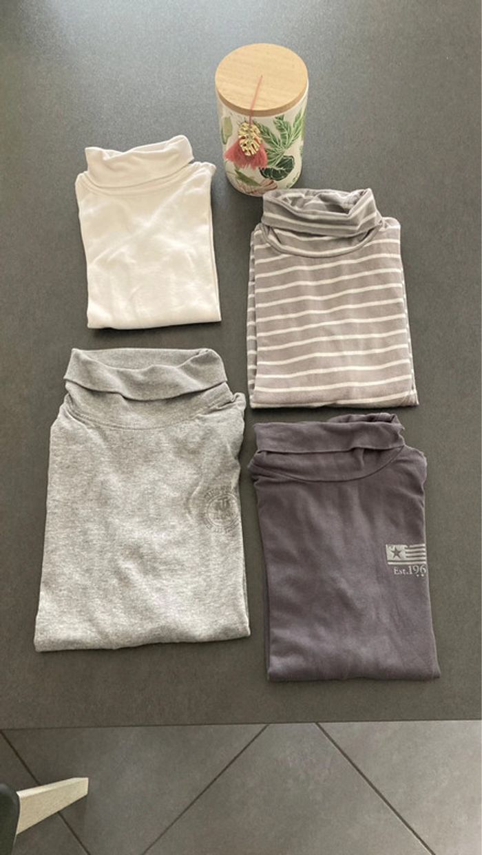 Vertbaudet lot ensemble vêtement garçon pull 8 ans