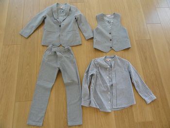 Ensemble veste pantalon chemise gilet en 6 ans