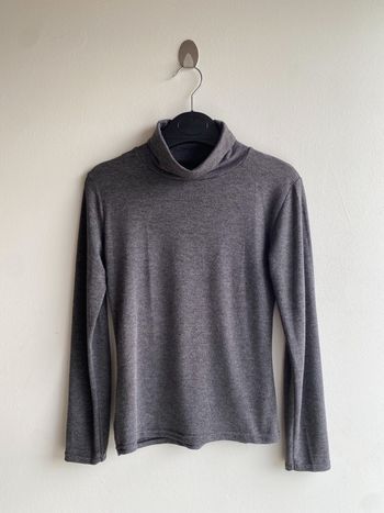 Pull col roulé gris Zara 