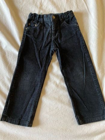 Pantalon velours 3 ans noir