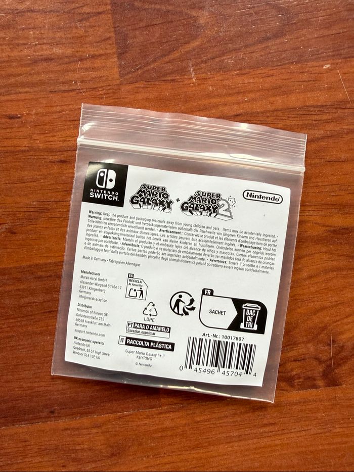 Porte-Clés Luma Super Mario Galaxy 1+2 Nintendo NEUF - photo numéro 2