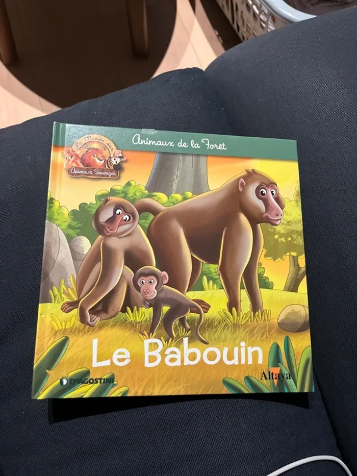 Livre pour enfants altaya le babouin