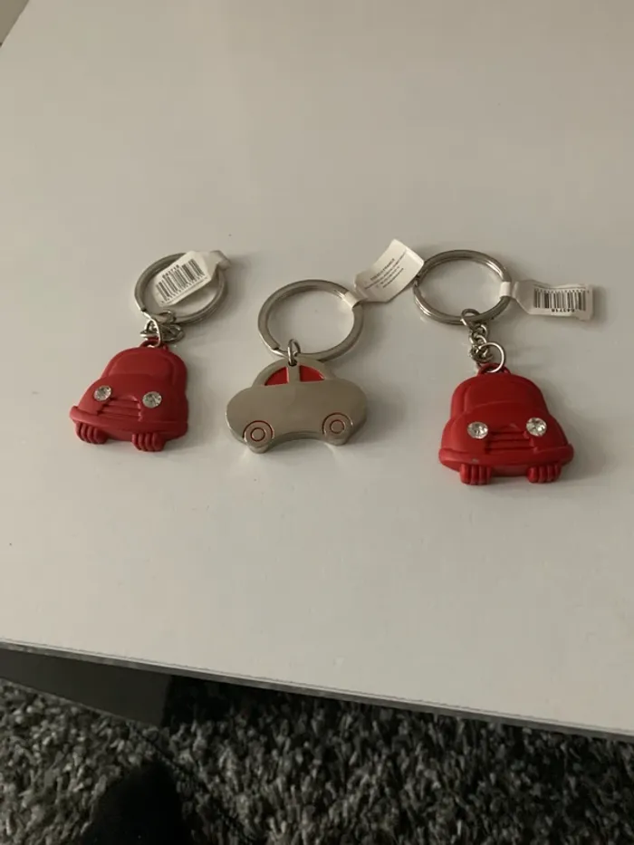 Lot de 3 portes clés