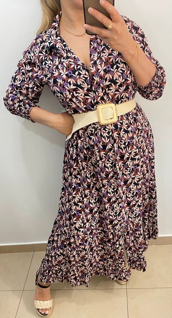 Robe chemise longue imprimée Taille 36-38