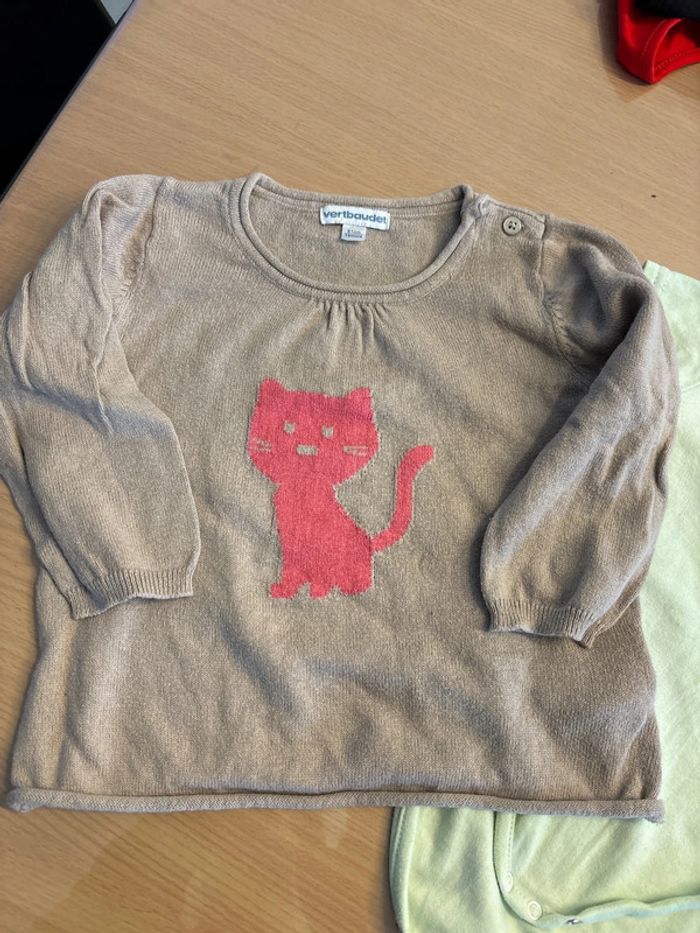 Lot pull et bodie taille 18 mois - photo numéro 2