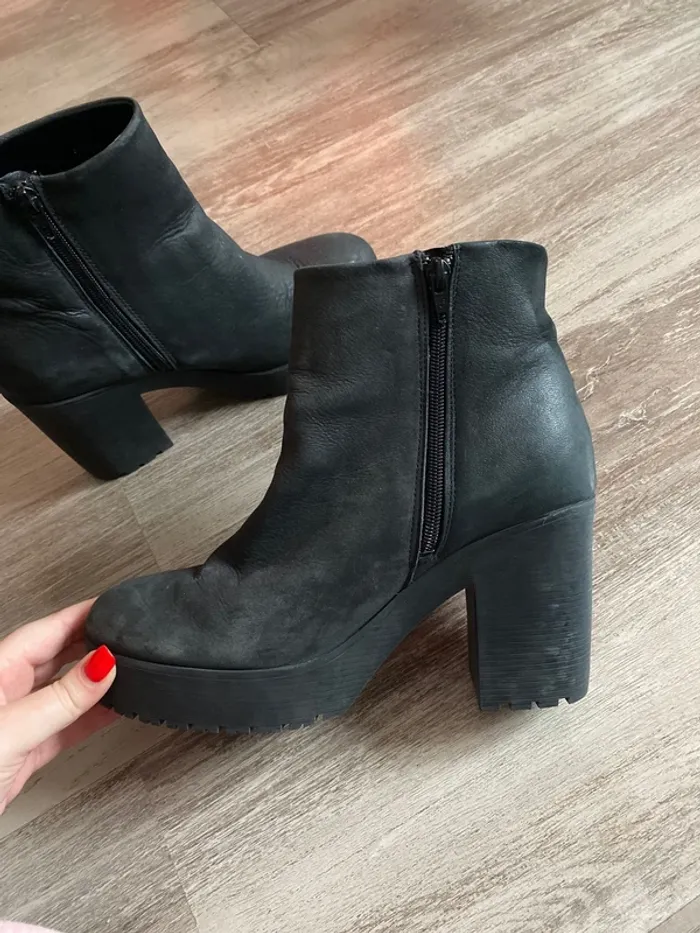 Boots noires Mango - photo numéro 3