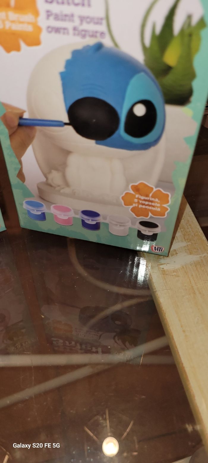 Figurines en plâtre à peindre Stich Angel Disney - photo numéro 5