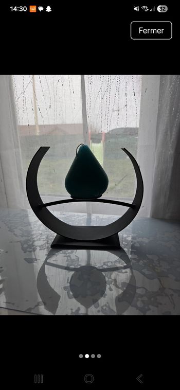 Photophore en métal