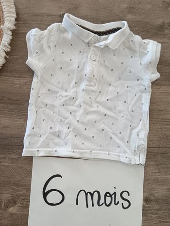 🌞polo Kiabi 6 mois très Bon état général