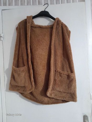 Gilet sans manches avec capuche 