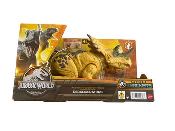Figurine dinosaure électronique Jurassic World Dino Trackers Regalicerarops Mattel neuf
