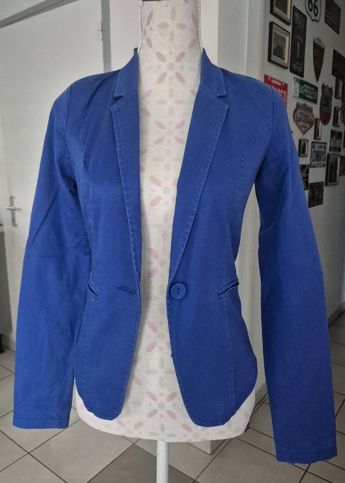Veste bleu électrique - photo numéro 2