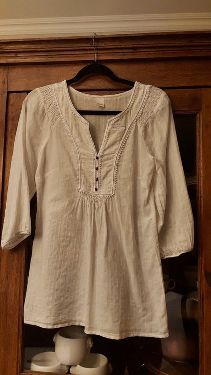 Blouse blanche Camaieu t 38