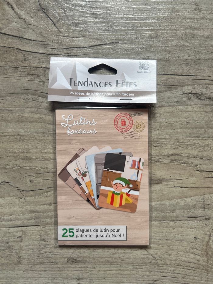 Cartes 25 idées de bêtises pour lutin farceur