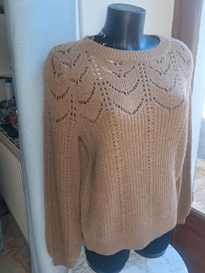 K Design pull hiver chaud T.38/40 neuf