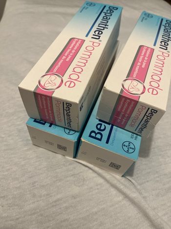 Lot 4 tubes Bepanthen baby 100g