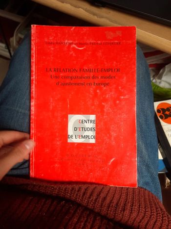 Livre relation famille emploi p o