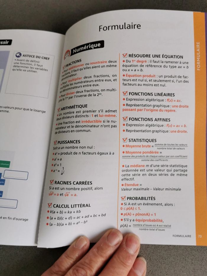 Brevet pratique fiche maths 3e Magnard - photo numéro 6