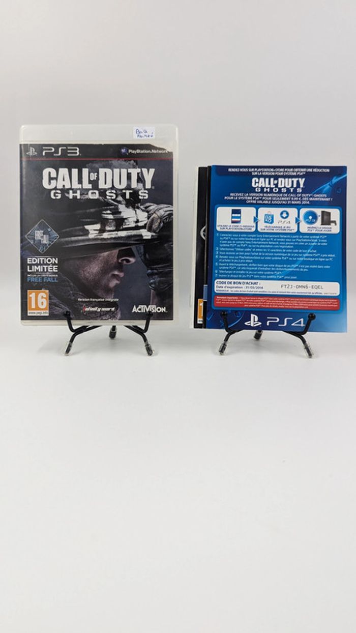 Jeu Playstation 3 Call of Duty Ghosts en boite, complet (boite abîmée) PlayStation 3 Beebs