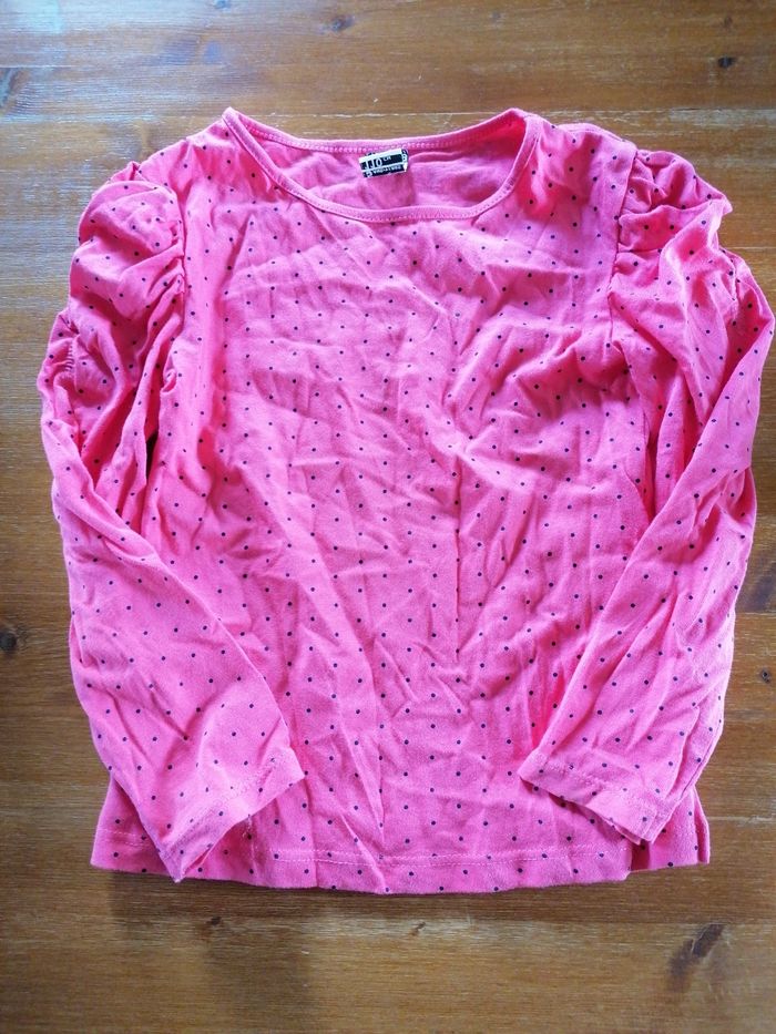 Tee-shirt manches longues à pois