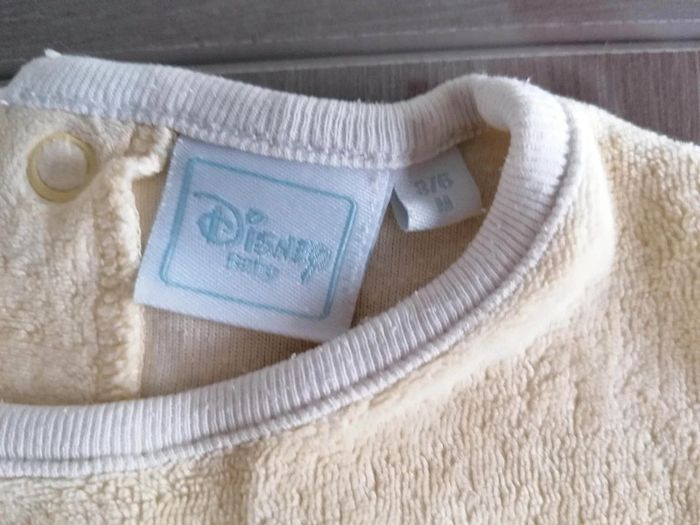Pyjama jaune pâle Winnie l'ourson Disney 3 mois - photo numéro 4