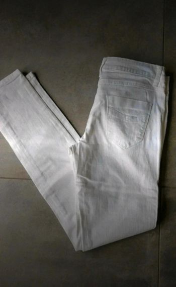 Jean slim blanc