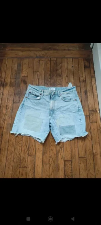 Shorts en jean taille L 40 Zara