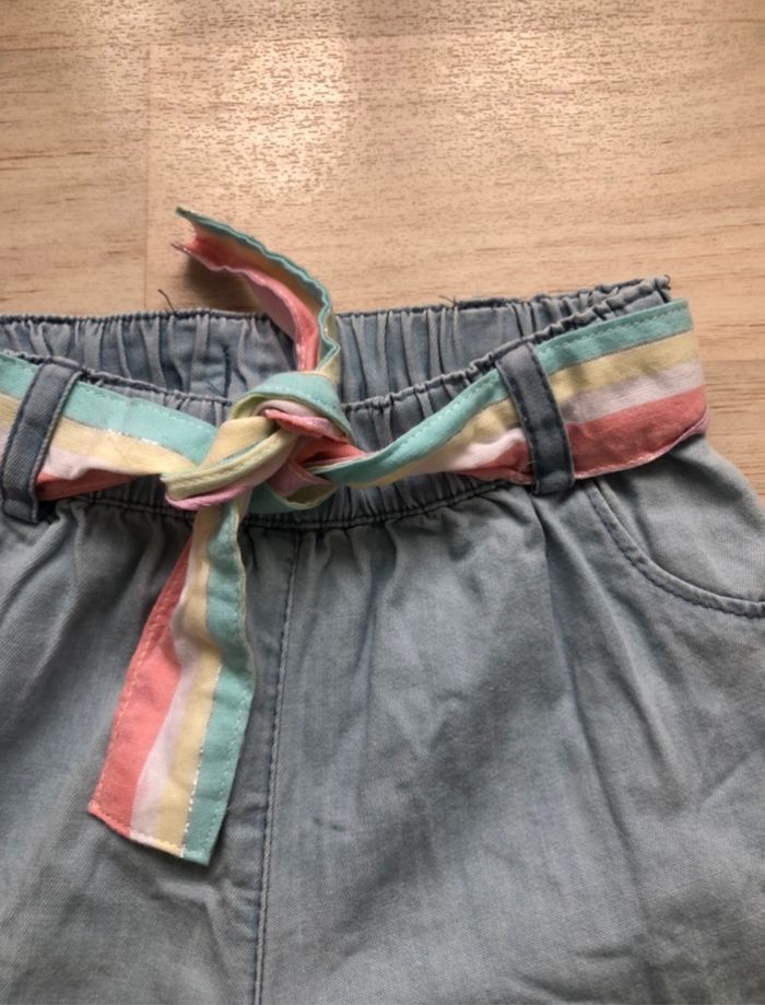 Pantalon jean ceinture arc en ciel ZEEMAN t.3m - photo numéro 2