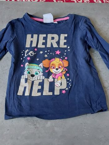 T-shirt manche longue taille 5 ans