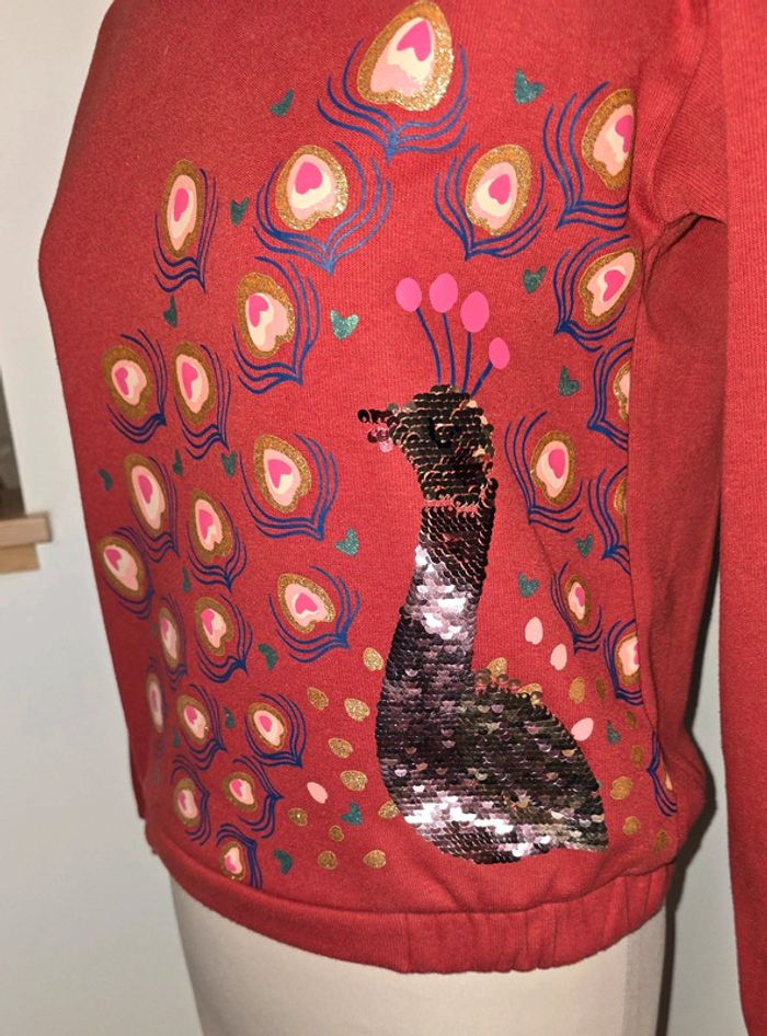 Pull sweat asequins réversibles DPAM 12 ans Neuf - photo numéro 2