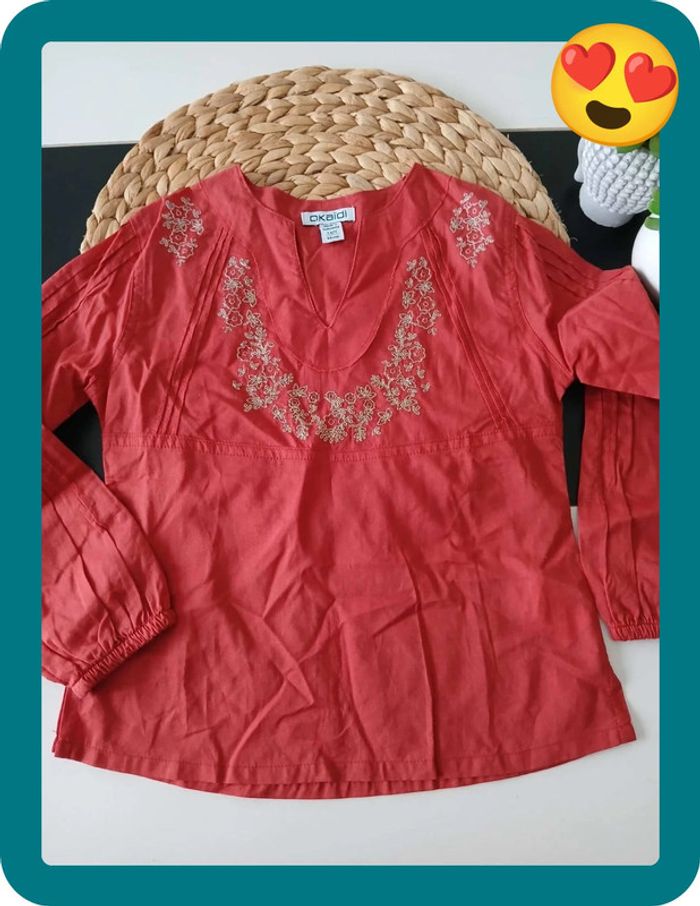 Haut/Blouse Okaïdi Taille 3 ans🌿💝