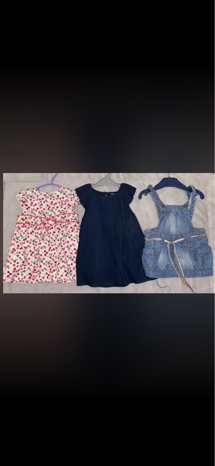 LOT 12 PIÈCES VÊTEMENTS BÉBÉ FILLE 9 MOIS - photo numéro 5