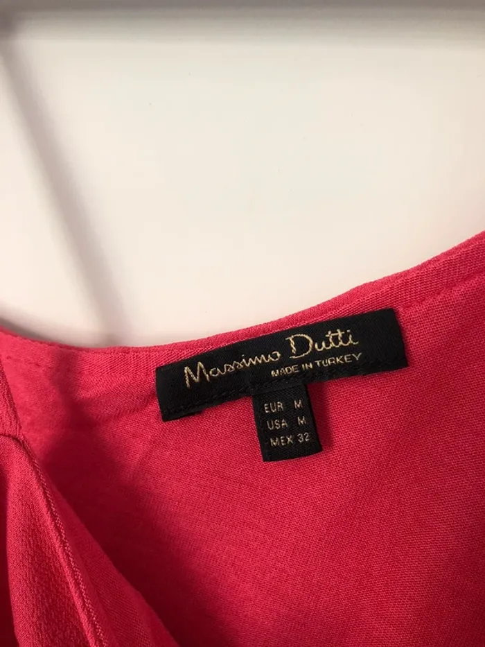 Débardeur rose asymétrique à une bretelle Massimo Dutti taille M - photo numéro 5