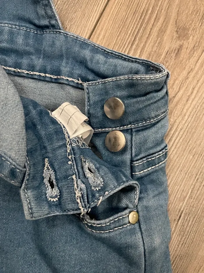 Robe salopette en jean 10 ans - photo numéro 3