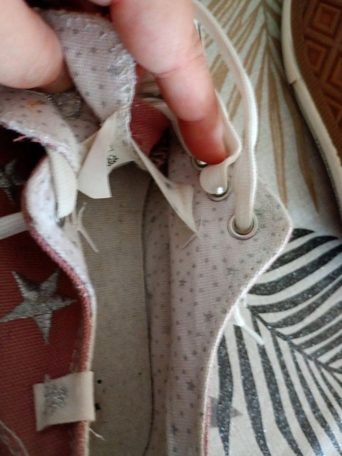 Basket style converse motif étoiles 33 Lulu Castagnette - photo numéro 7