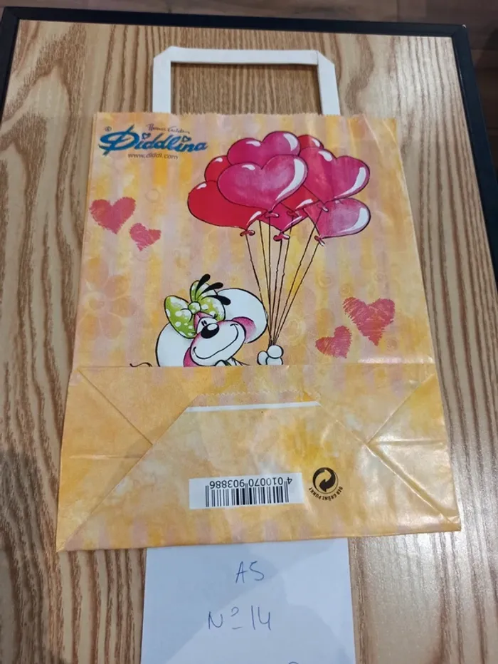 Sachet en papier Diddl A5 avec anses 14 1,5 - photo numéro 2
