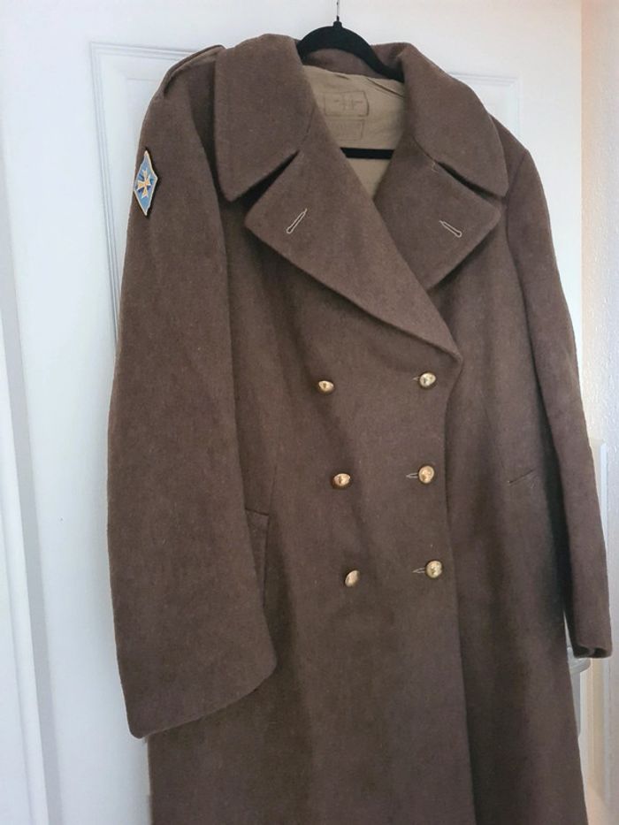 Manteau vintage long militaire