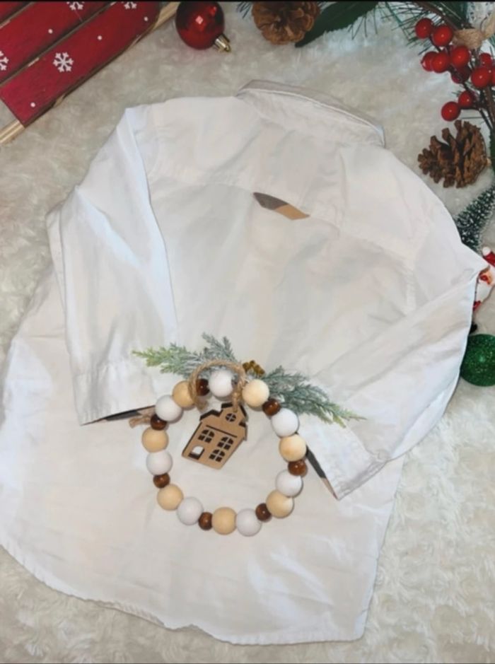 Chemise blanche Burberry authentique bébé mixte 6 mois 67 cm coton excellent état - photo numéro 3