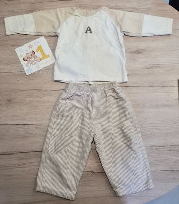 Ensemble pantalon avec pull très chaud, Bourges, 12 mois⅘