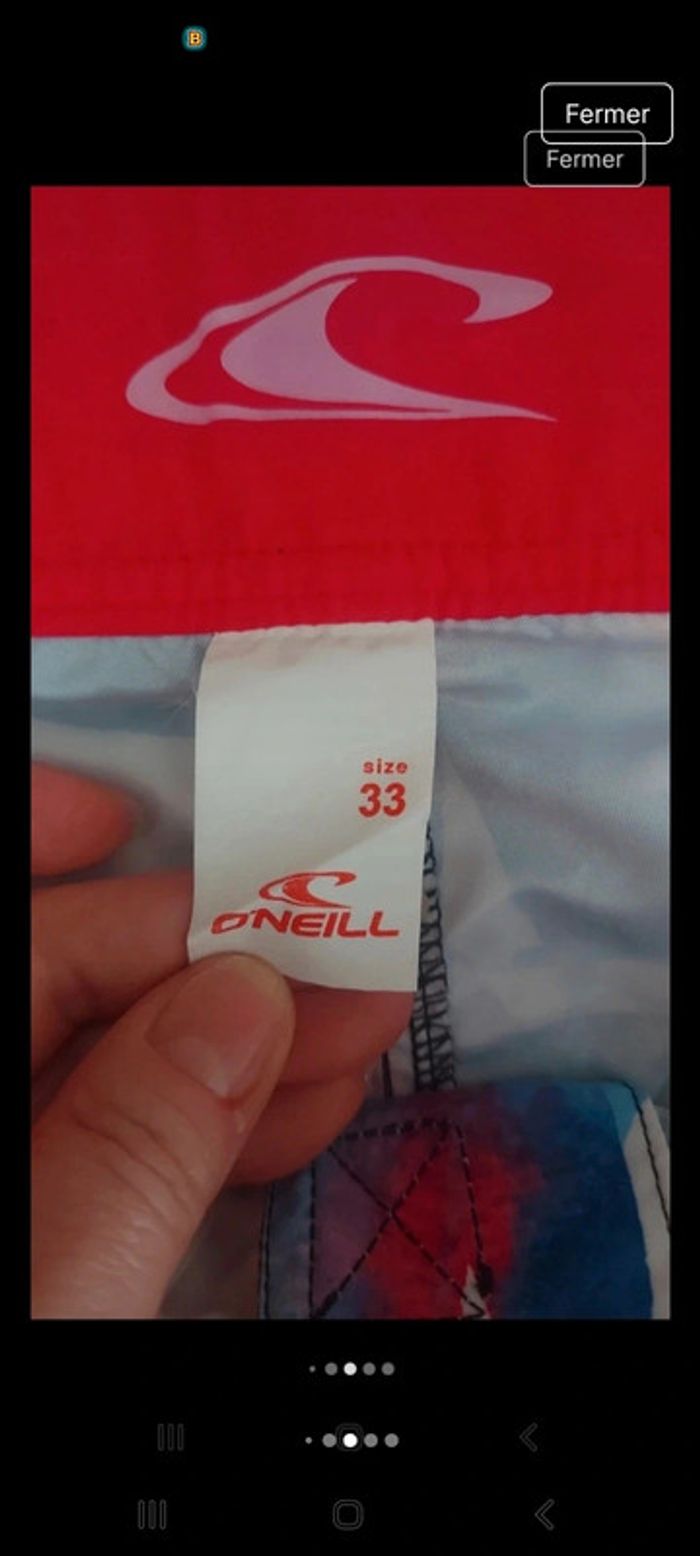 Short de plage femme O'neill taille 33 (42) - photo numéro 10