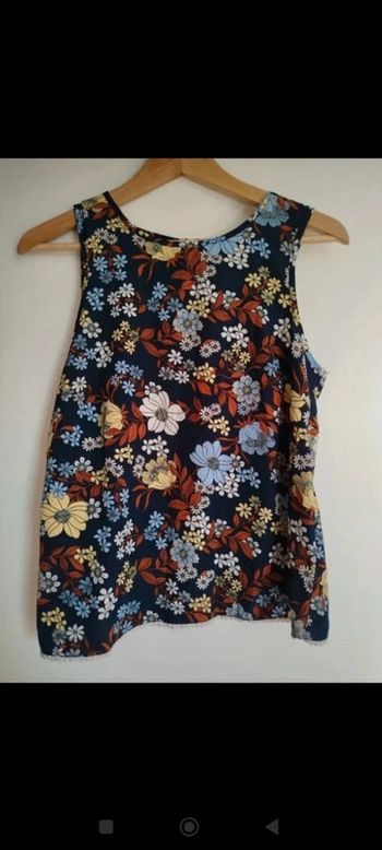 Débardeur motif floraux
