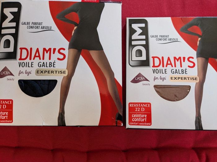 Lot de 2 collants DIM