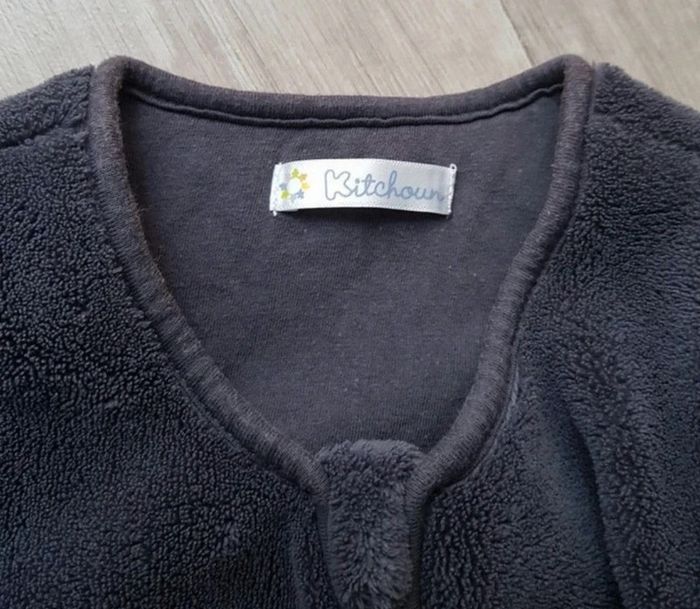 Gigoteuse polaire grise taille ajustable - photo numéro 5