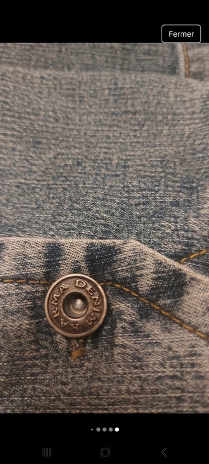 Veste en Jean bleu  Karma taille M - photo numéro 12