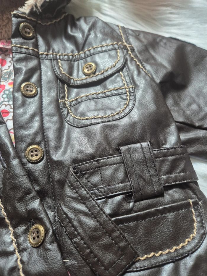 Veste simili cuire 12mois Tom. & Kiddy - photo numéro 2