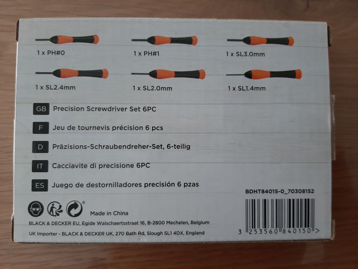 Lot outils à main (21 pcs) BLACK DECKER - Neuf - photo numéro 3