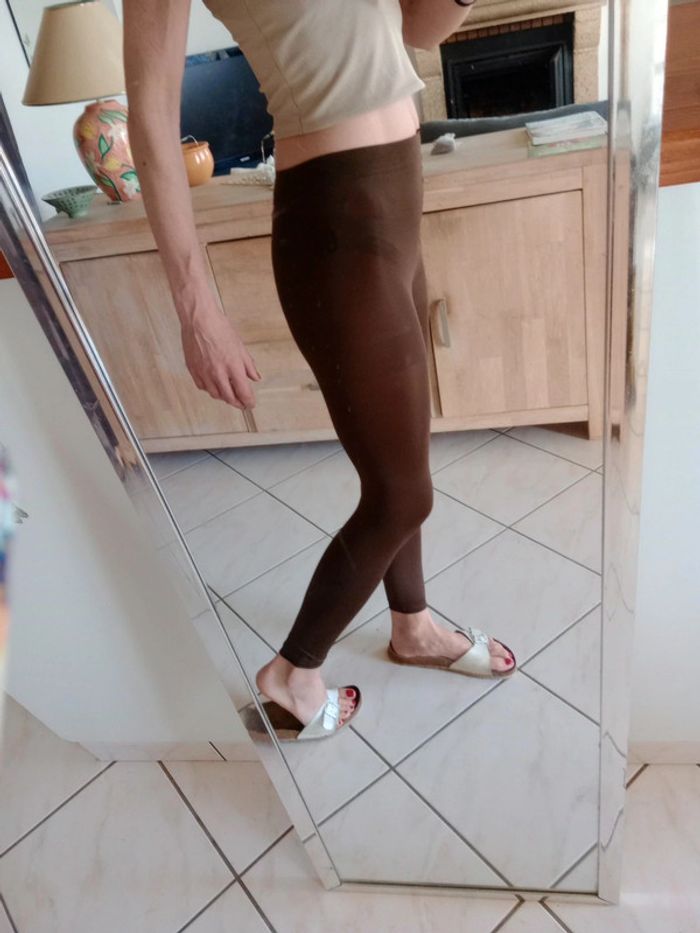 Collant femme M marron c77 - photo numéro 4