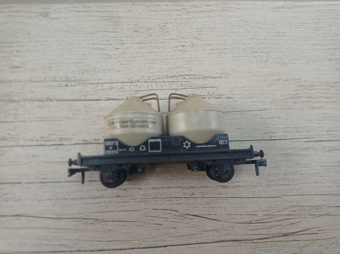 Wagon "Compagnie européenne de transports" sncf 506472 - Meccano - photo numéro 1