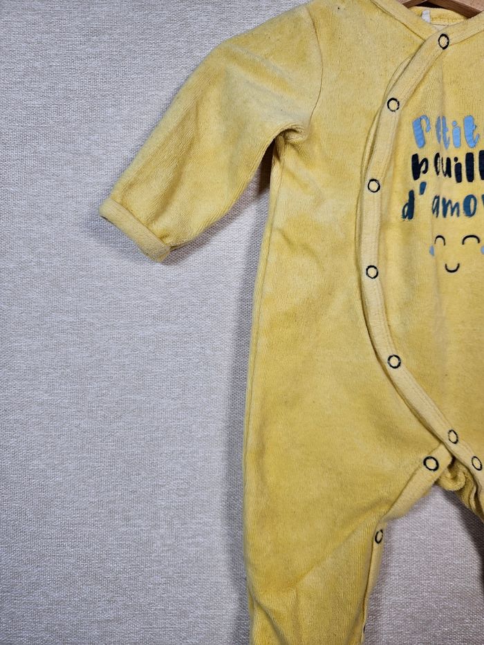Pyjama velours TFQ baby collection 3 mois - photo numéro 3